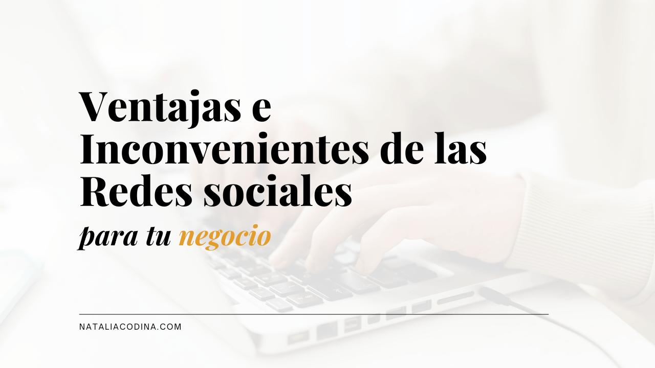 ventajas e inconvenientes de las redes sociales